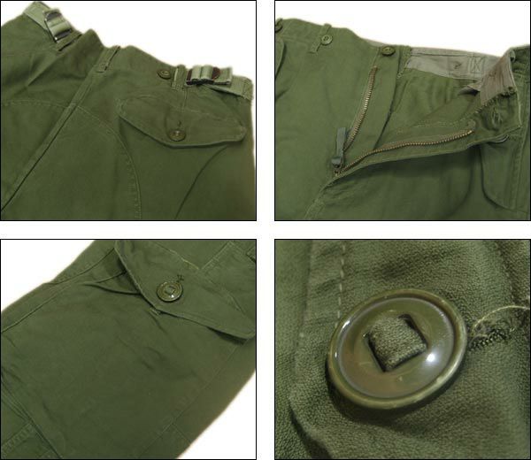 カナダ軍タイプ ファティーグパンツ ウォッシュ加工 コンバット