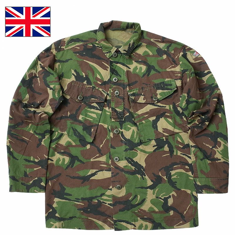 未使用】イギリス軍 DPMカモフラジャケット ブラックオーバーダイ