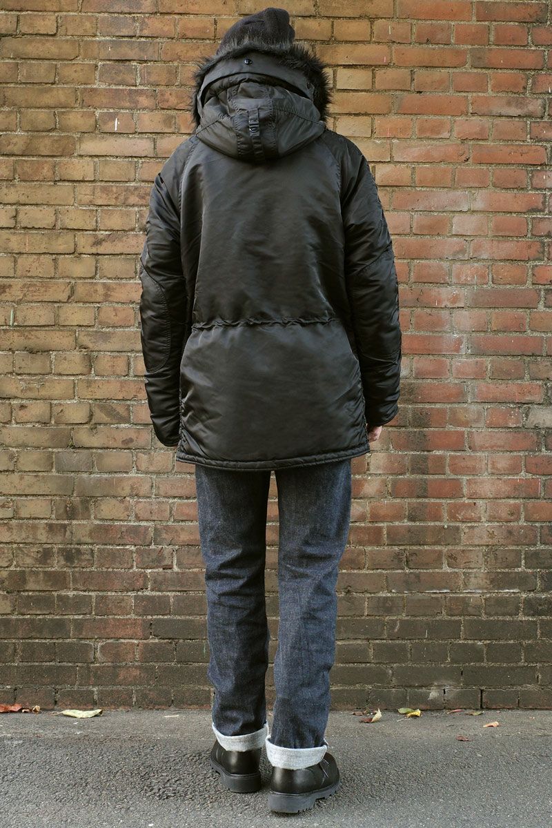 ALPHA社 アルファ #20094 N-3B フライトジャケット タイト ブラック