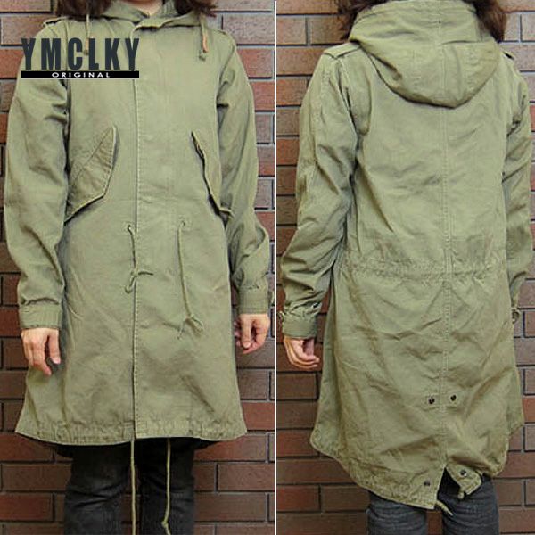 Y's ミリタリーパーカー　M-51 M-65 モッズコート　カーキ 古着 50s 米軍 US ARMY M-51 光沢 OXフォード フィールド