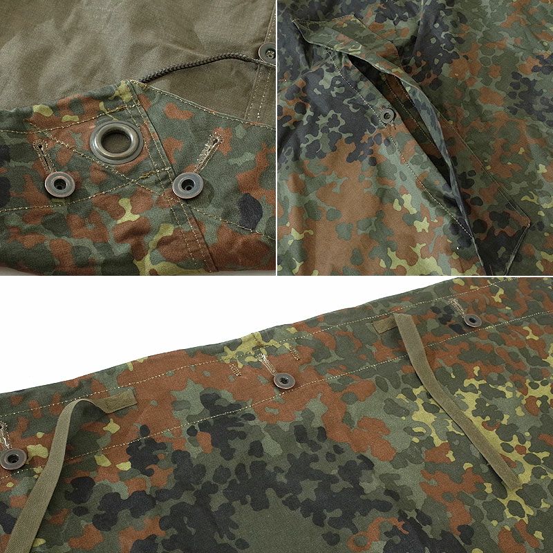 軍放出品 ドイツ軍 パップテント フレクターカモ - テント/タープ