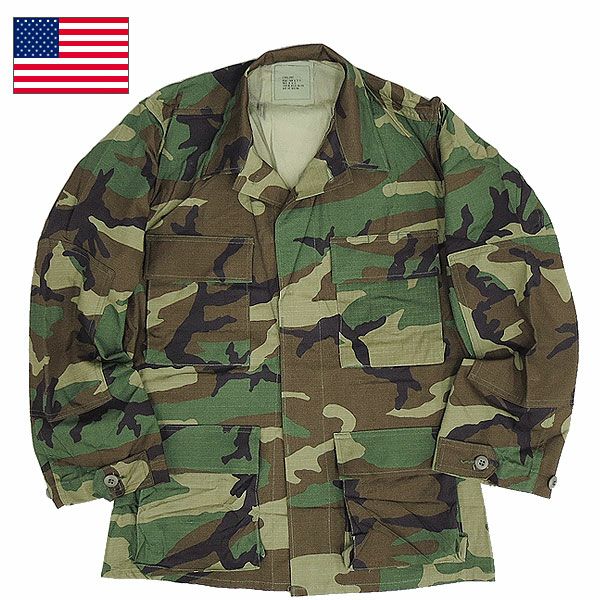 アメリカ陸軍 M65ウッドランド迷彩 防寒フィールドジャケットB