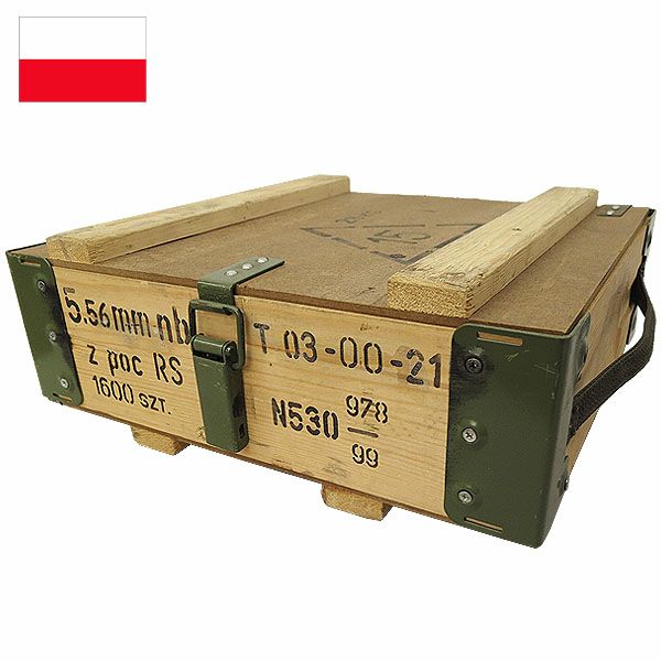 U.S.ARMY 米軍放出品 弾薬庫 アーモ缶 レアな大型 - ミリタリー