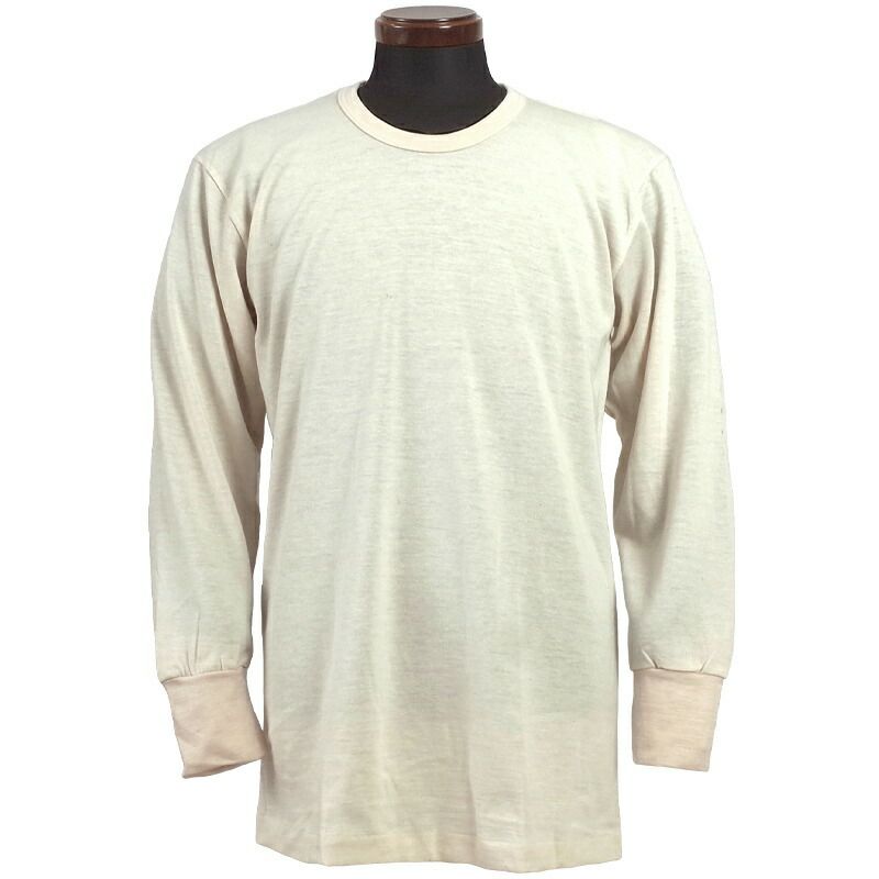 1点ならメール便可 イタリア軍 アンダーシャツ オートミール デッド