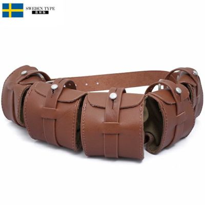 スウェーデン軍　ベルト Amazon.co.jp: スウェーデン軍 レザーアンモベルト USED