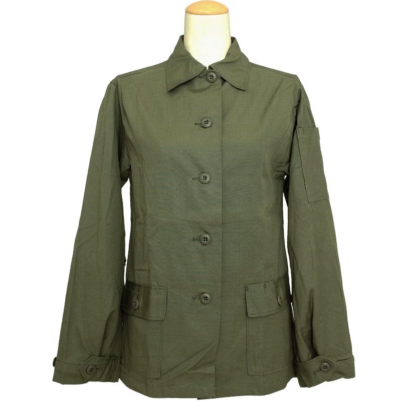 70s 美品 米軍実物 OG-107ユーティリティシャツ 16½/34(L相当) MILITARY（ミリタリー） 実物 新品 デッドストック 米軍 OG-107