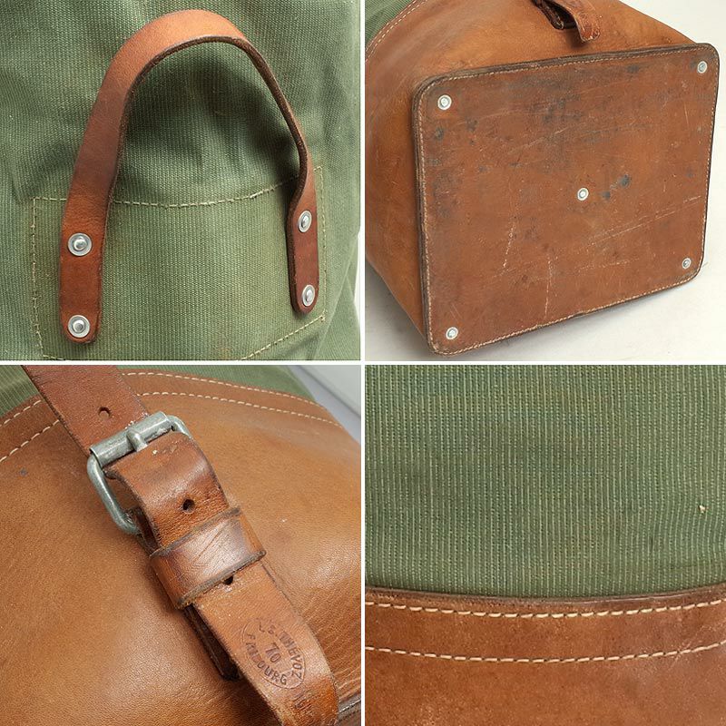 スイス軍 マウンテンダッフルバッグ レザーボトム USED | ミリタリー 