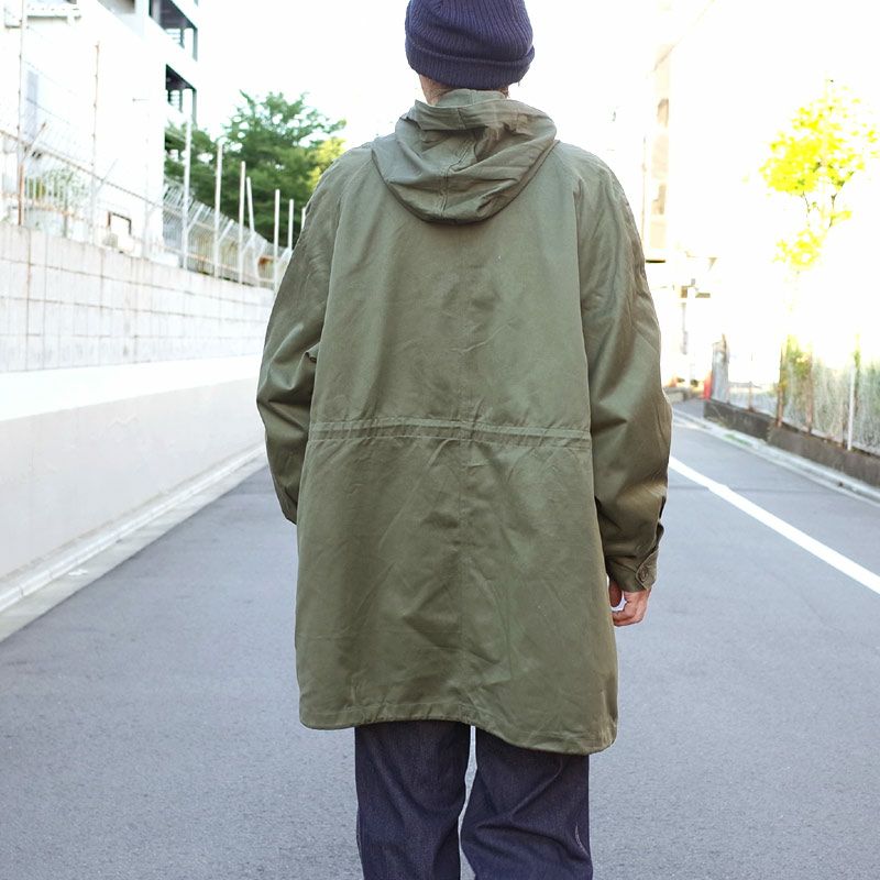 フランス軍 M-64 パーカー ライナー付き オリーブ デッドストック