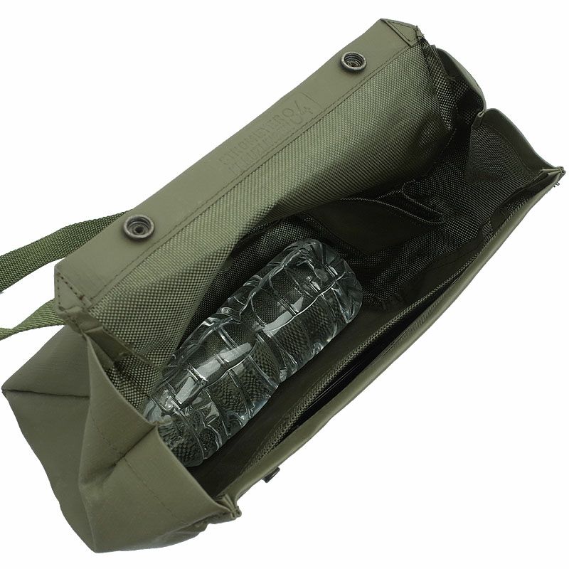 スイス軍 PVC ガスマスク ショルダーバッグ オリーブ デッドストック