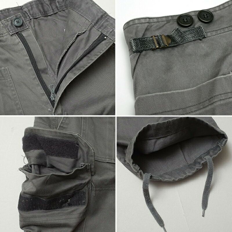 デンマーク軍 M71コンバットパンツ グレー 後期型 (7ポケット) USED