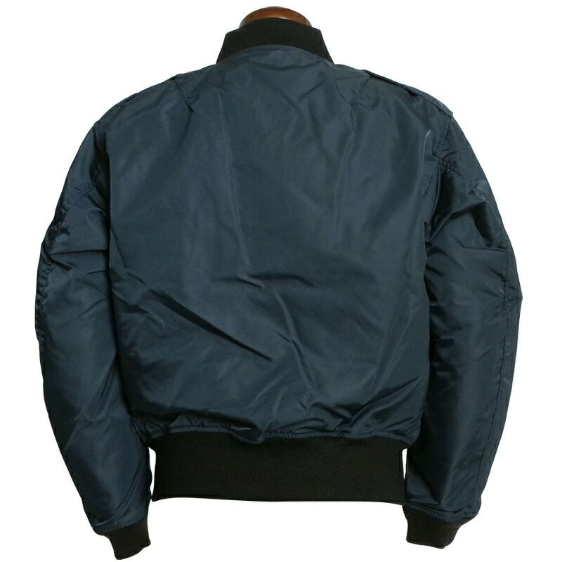 ★美品　HOUSTON L-2A フライトジャケット サイズ36 紺色★ HOUSTON / ヒューストン】 L-2A FLIGHT JACKET /L-2A フライト