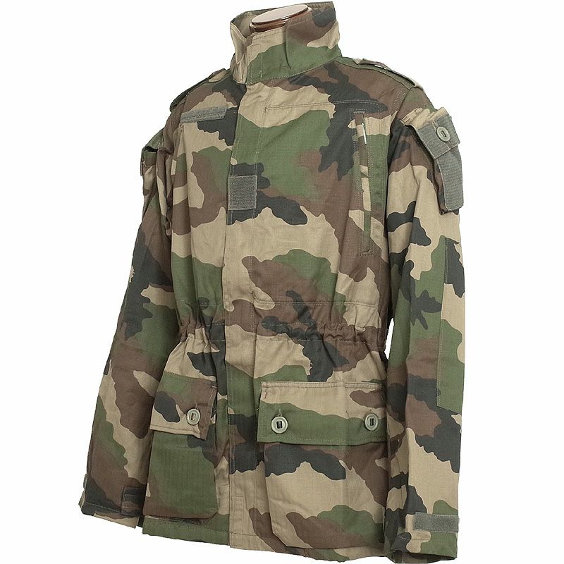 フランス軍　T4-S2 CCEカモ コンバットジャケット フランス軍 T4-S2 CCEカモ コンバットジャケットの通販 by こう