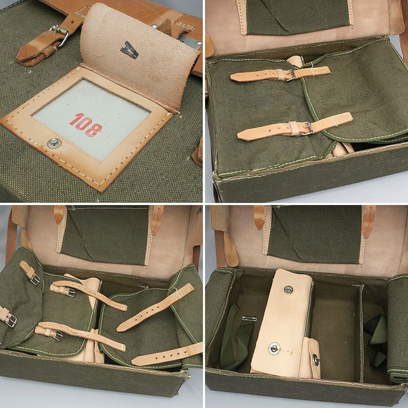 実物　ミリタリー 希少　チェコ軍　キャンバスショルダーバッグ　サバゲービンテージ MILITARY 実物 新品 チェコ軍 ヴィンテージ パイオニア