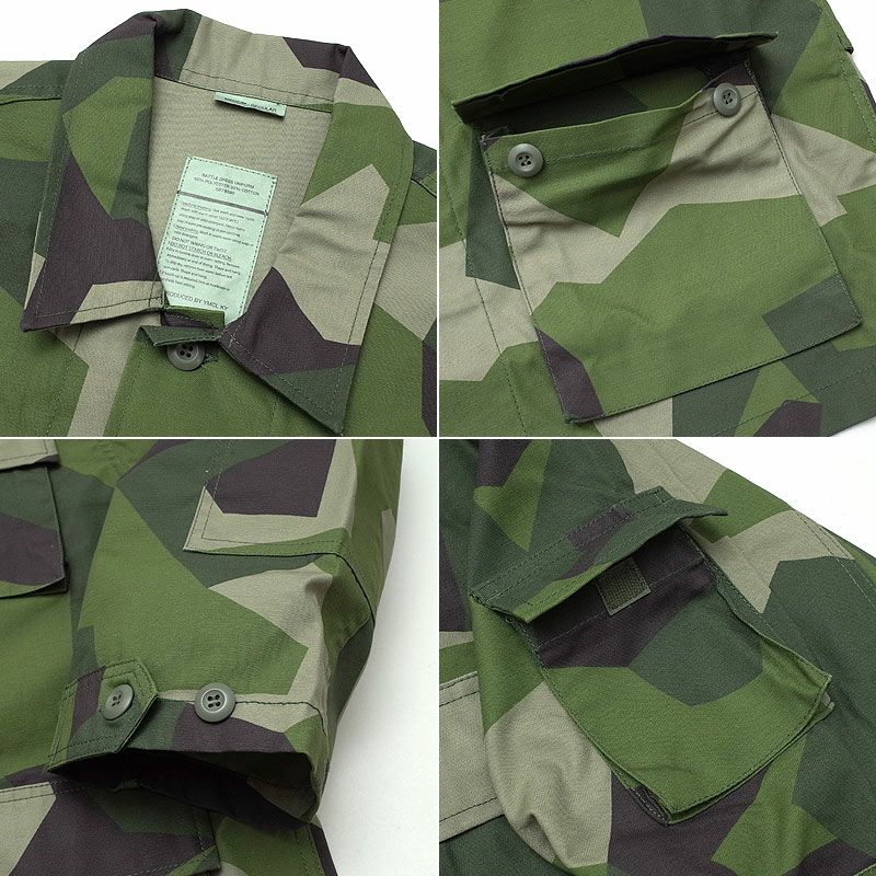 スウェーデン軍BDU（Battle Dress Uniform） M90グリーンカモ