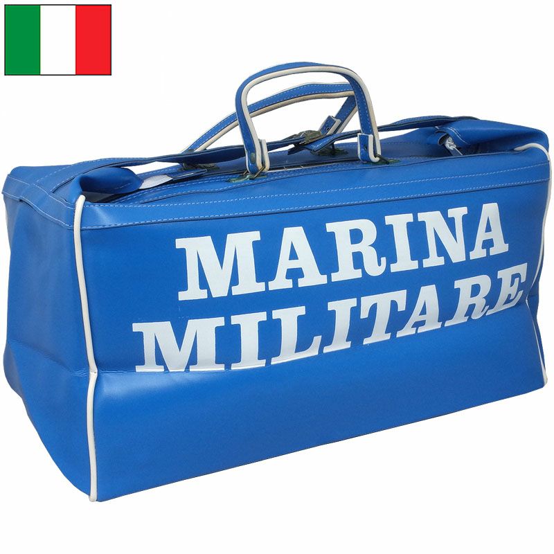 イタリア軍 MMI スポーツ ボストンバッグ ブルー PVCタイプ2 デッド