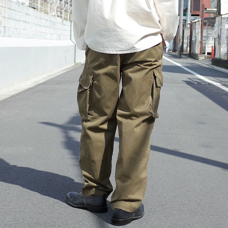 【美品】M-47 ミリタリーカーゴパンツ　35 ヘリンボーン　フレンチミリタリー 楽天市場】送料無料 フランス軍タイプ 復刻版 M-47 HBT カーゴ