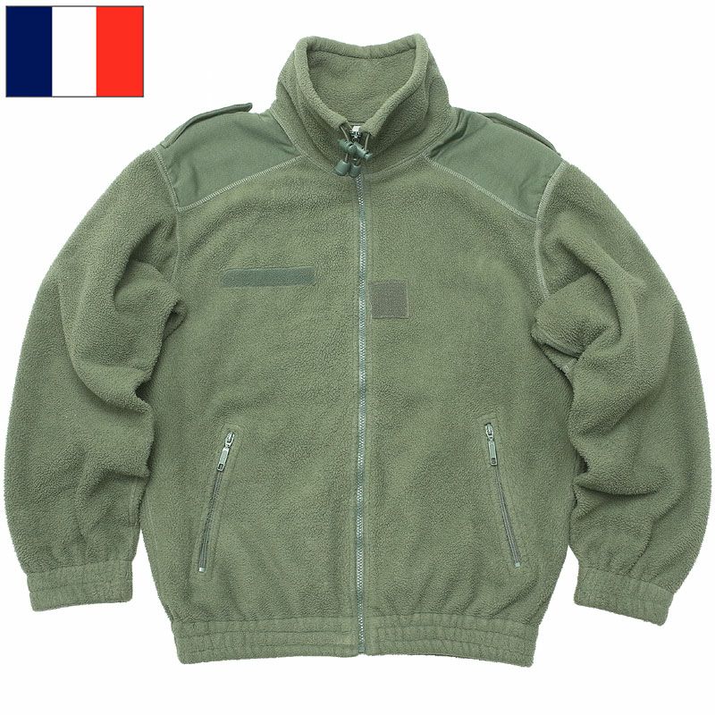 フランス軍 フリースジャケット オリーブ USED JJ295UN 実物 軍モノ 軍