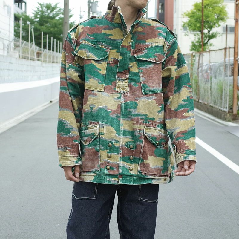 ベルギー軍 ジグソーカモ プルオーバージャケット USED JJ297UN 実物 