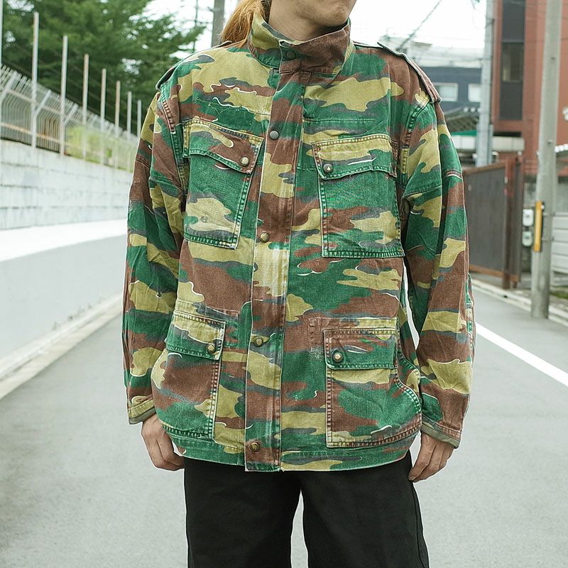 ベルギー軍 ジグソーカモ コンバットジャケット 90年代中期 USED