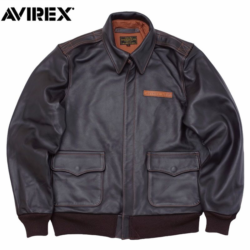 オリジナル avirex レザージャケット ホースレザー ライダース