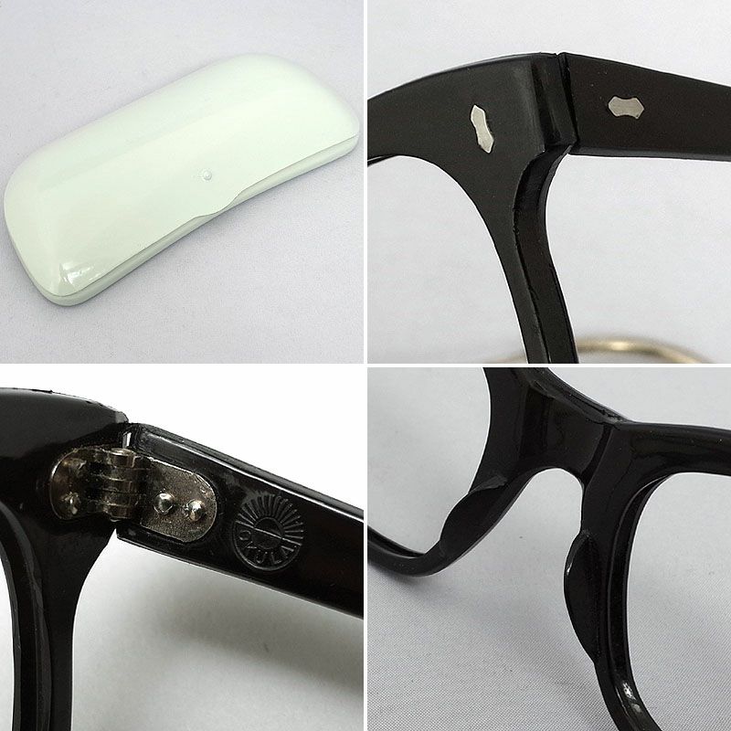デッドストック WILKIE OPTICAL イエロー ゴーグル たわい メガネ