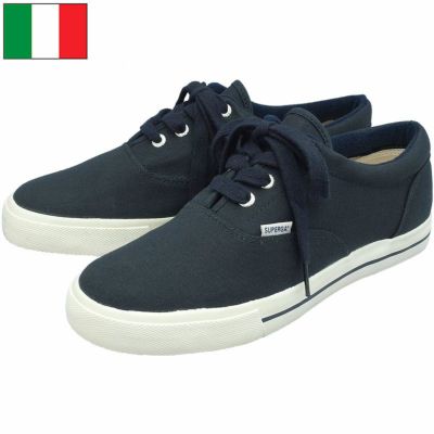 イタリア軍 ボートシューズ ネイビー SUPERGA スペルガ デッドストック FS048NN
