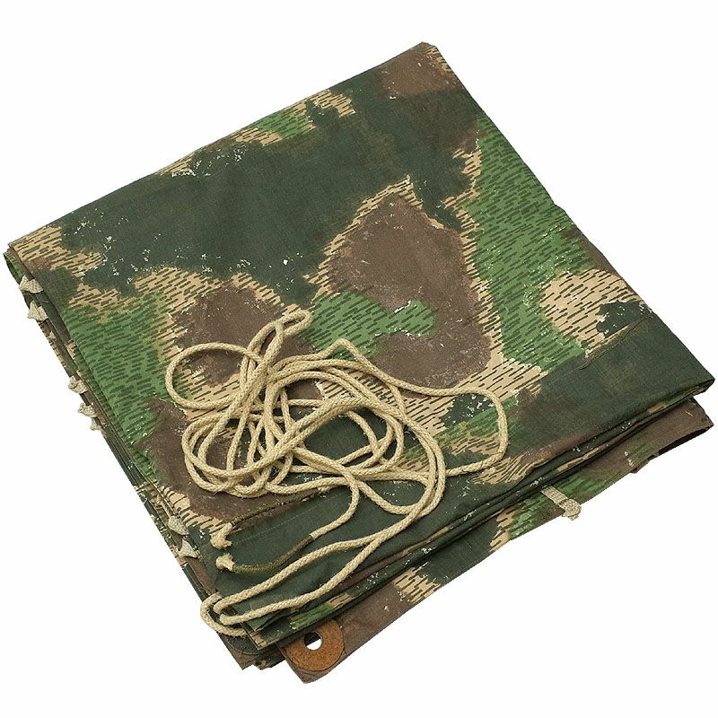 チェコ軍 50s テントシート クラウドカモ デッドストック