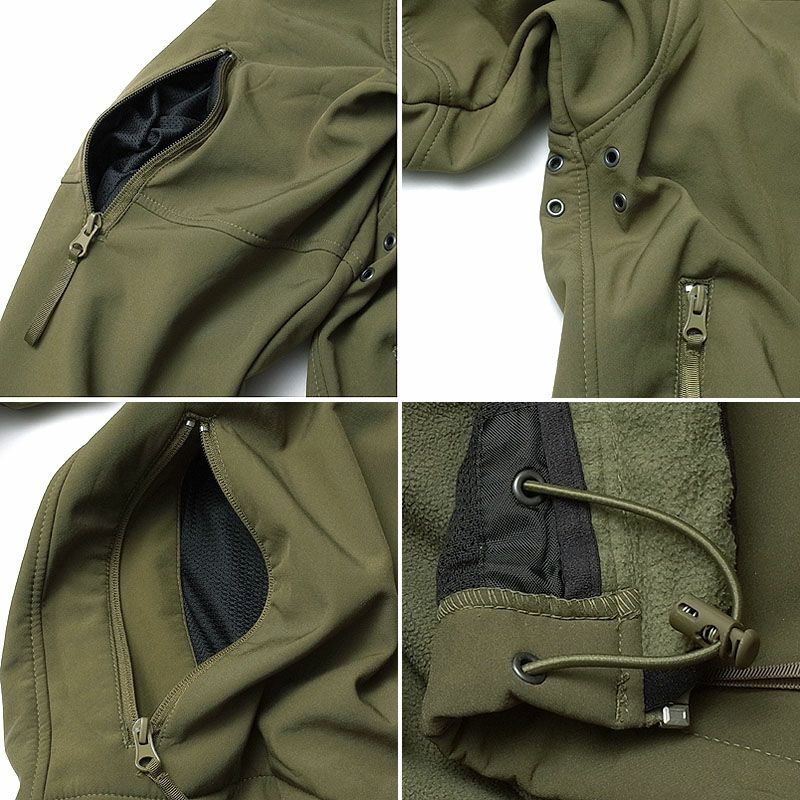 オランダ軍 ソフトシェルジャケット 胸ポケット無し USED JJ303UN