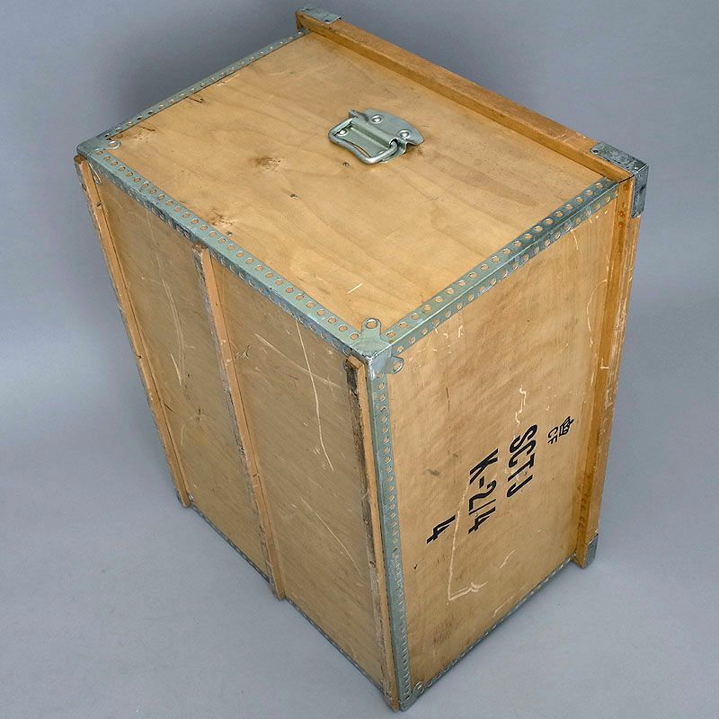 デンマーク軍 ウッドボックス ラージ USED #1 BX095NN BOX 木箱