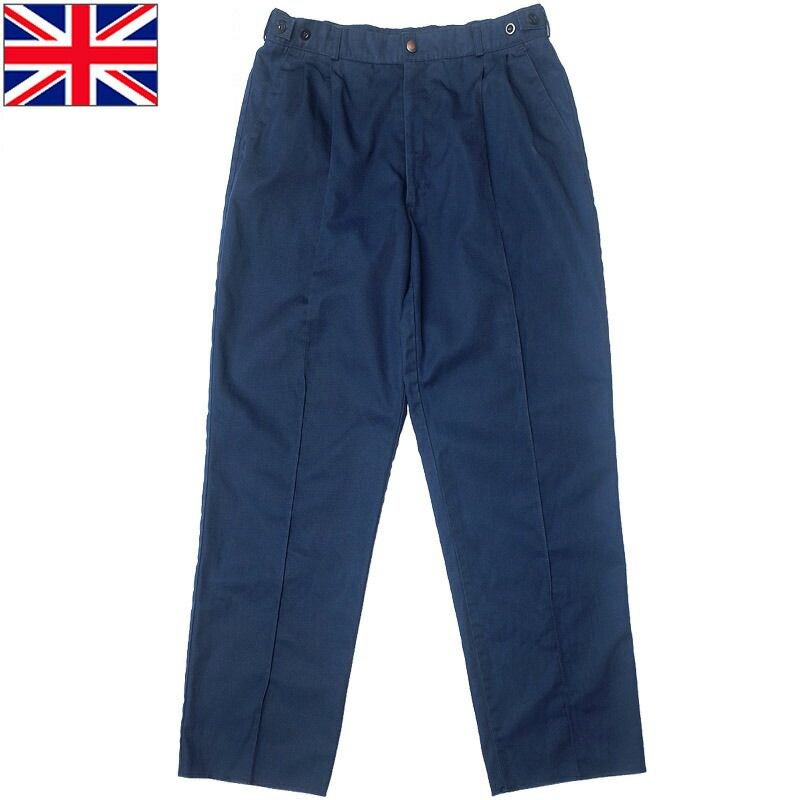 イギリス軍 メンズ ナースパンツ ネイビー USED PP356UN