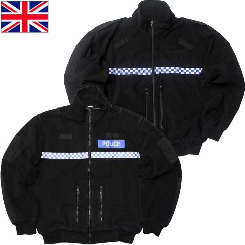 U.K BRITISH POLICE/フリースジャケット/M/イギリス軍/イギリス警察 