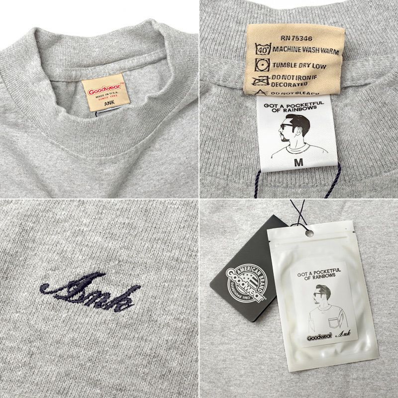 Goodwear x ANK CLASIC NECK LSLV OX POCKET TEE #GDW-ANK-221002 