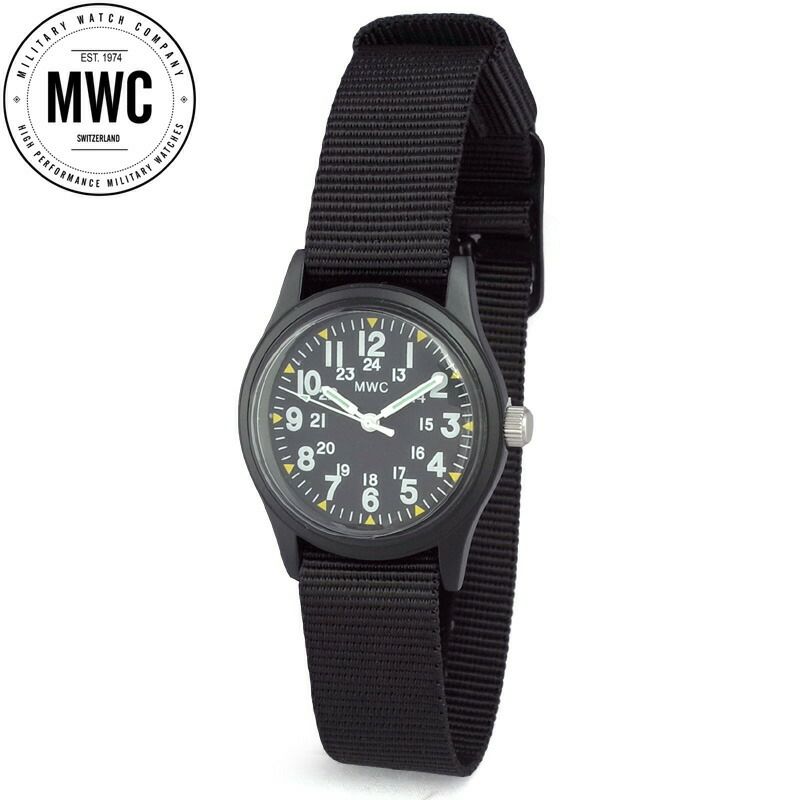 MWC ミリタリーウォッチカンパニー NAM/BLK/MET 1960s/70sモデル マットブラック ベトナムウォッチ 腕時計 リストウォッチ 防水  男性 女性 メンズ レディース ユニセックス | ミリタリーショップ シービーズ