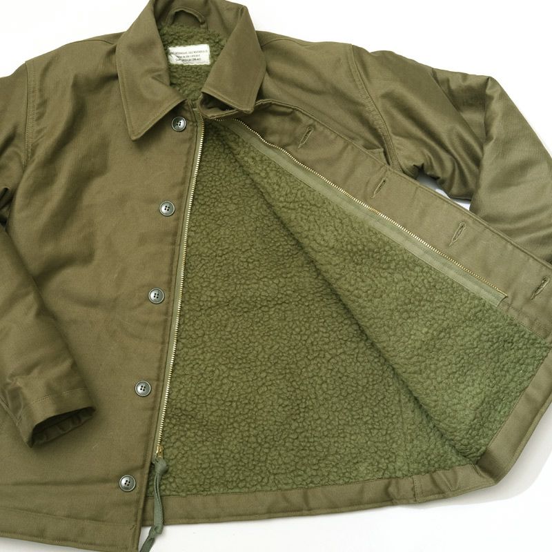 バズりくそンズ Buzz Rickson´s A-2 デッきジャけッと ジャングるくろす BR15155 br15155od-5.jpg