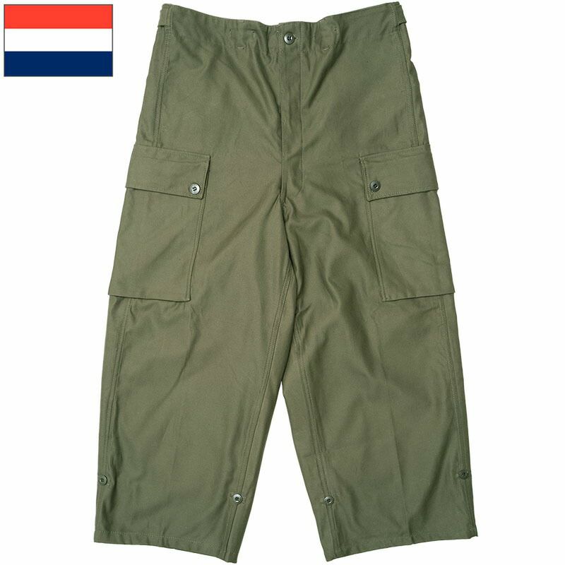 オランダ軍 NATO フィールドパンツ オリーブ デッドストック 裾加工 ...