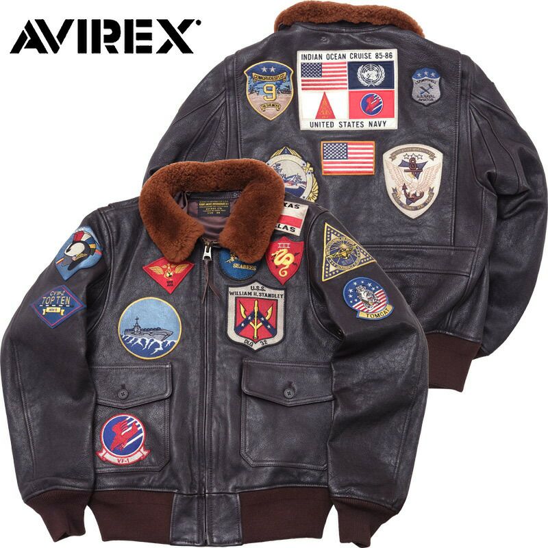 正規取扱店 AVIREX (アヴィレックス) 6101063 GOAT G-1 TOP GUN トップガン ゴートスキン レザージャケット 55BROWN 【AVIREX】アビレックス トップガン L 超貴重