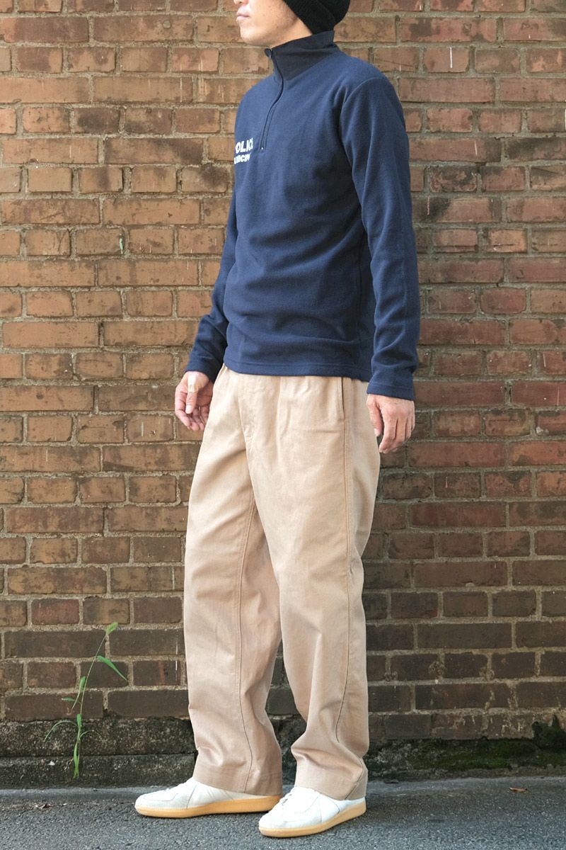 フランス ポリス プルオーバー フリースジャケット ネイビー デッド