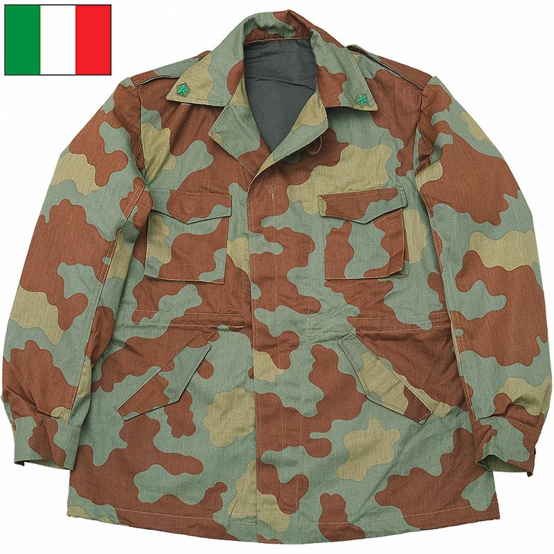 イタリア軍 サンマルコ海兵隊 フィールドジャケット 旧迷彩 シェル 