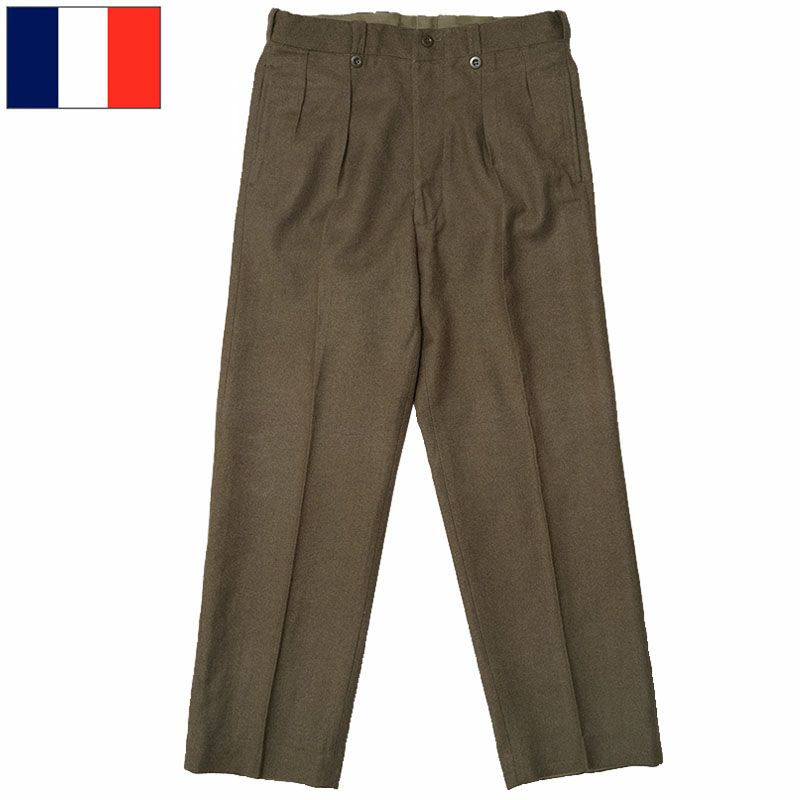 フランス軍 M52 ウールパンツ デッドストック PP382NN フレンチ 