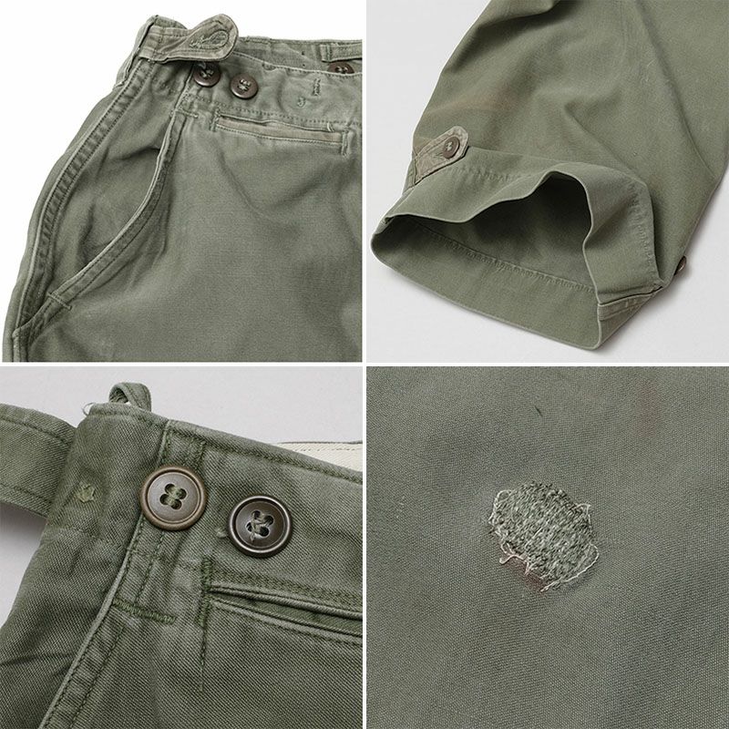 米軍 実物 M-43 フィールドパンツ コットン US ARMY(米陸軍) WWII OD コットンM43フィールドパンツ/実物・極上