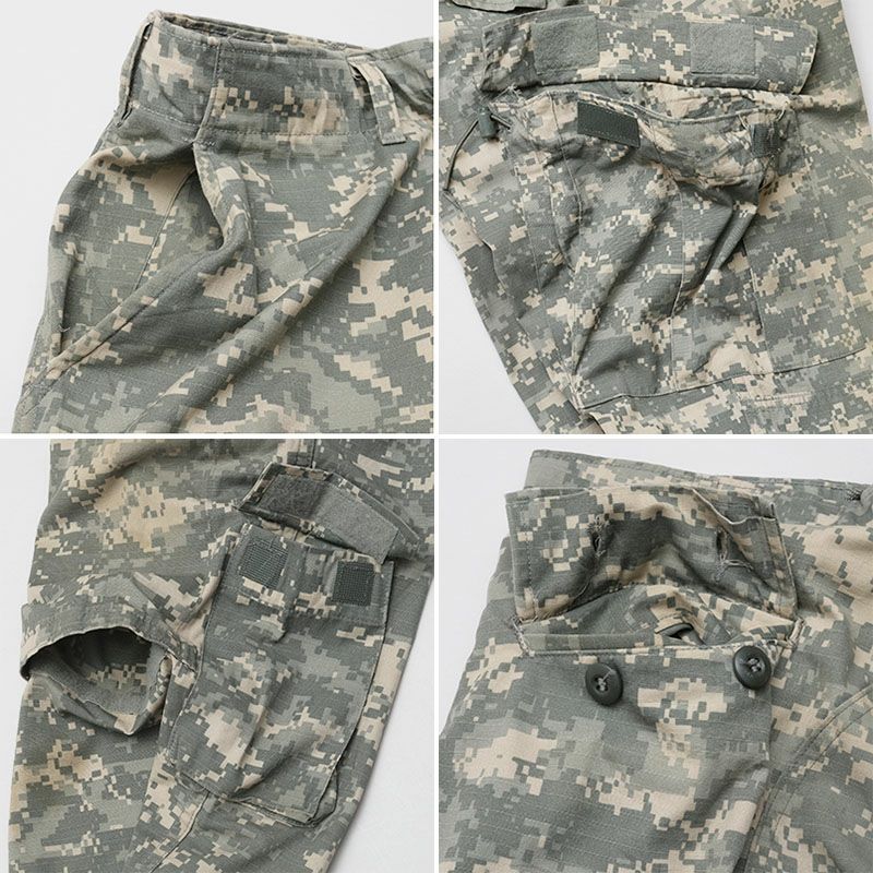 米軍 ACU コンバットパンツ USED PP396UN アメリカ軍 GI 陸軍 ARMY UCP カーゴパンツ 軍パン フィールド 戦闘服 ワイド  リップストップ 薄手 カモフラージュ カモ柄 迷彩柄 デジタルカモ 実物ミリタリー カジュアル 軍モノ 軍物 | ミリタリーショップ シービーズ