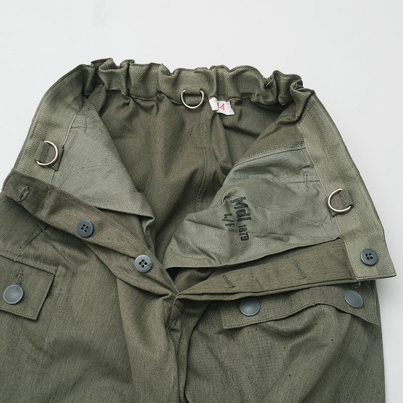 東ドイツ軍 タンカースパンツ グレー デッドストック PP469NN NVA