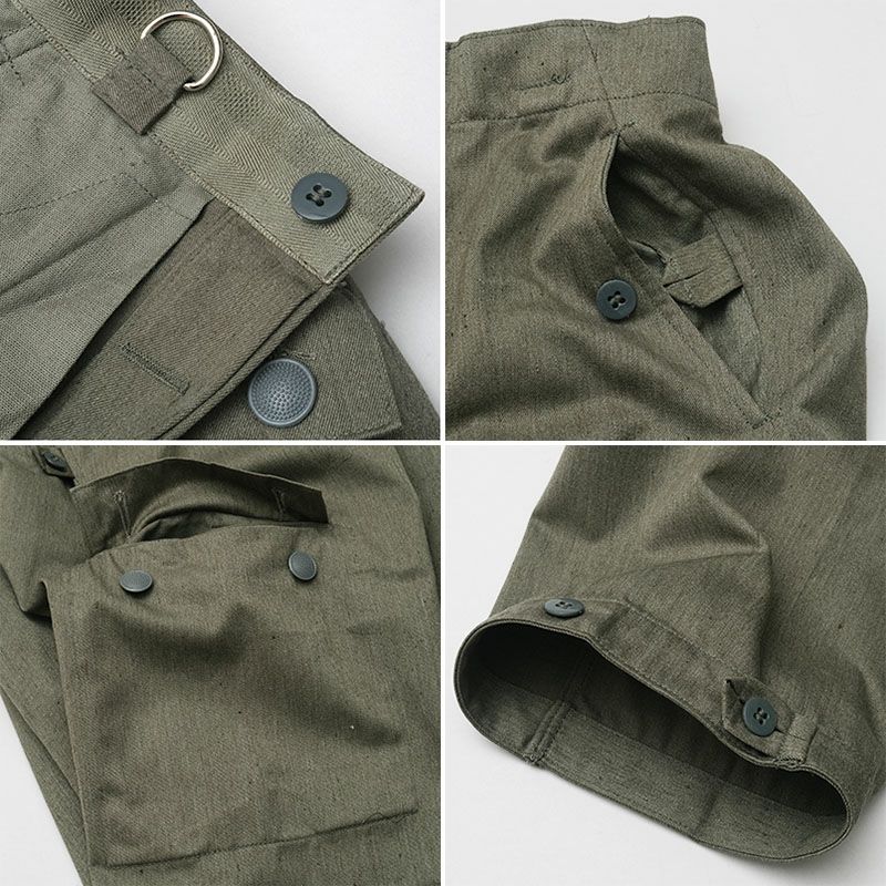 東ドイツ軍 タンカースパンツ グレー デッドストック PP469NN NVA