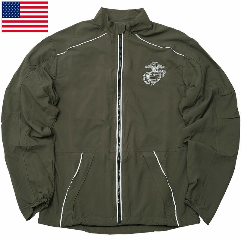 ジャージーズアメリカ軍　米軍　トレーニングジャケット　ミリタリー　ナイロン　ビッグシルエット
