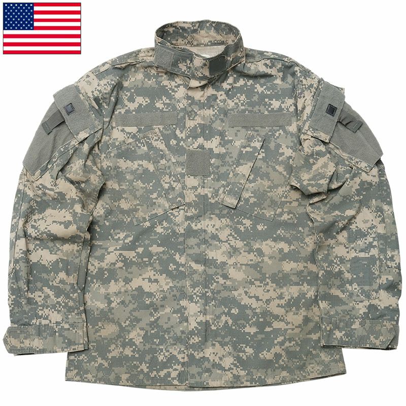 米軍 ACU コンバットジャケット UCP USED JJ337UN アメリカ軍 GI 陸軍 ...