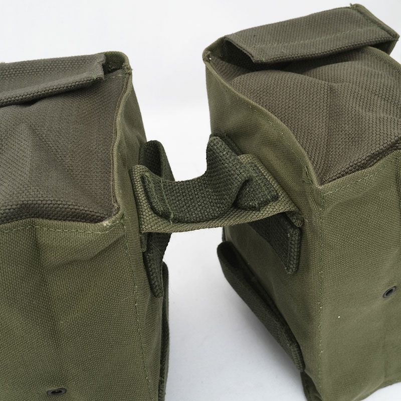 オランダ軍 キャンバス ベルトポーチ ダブル デッドストック