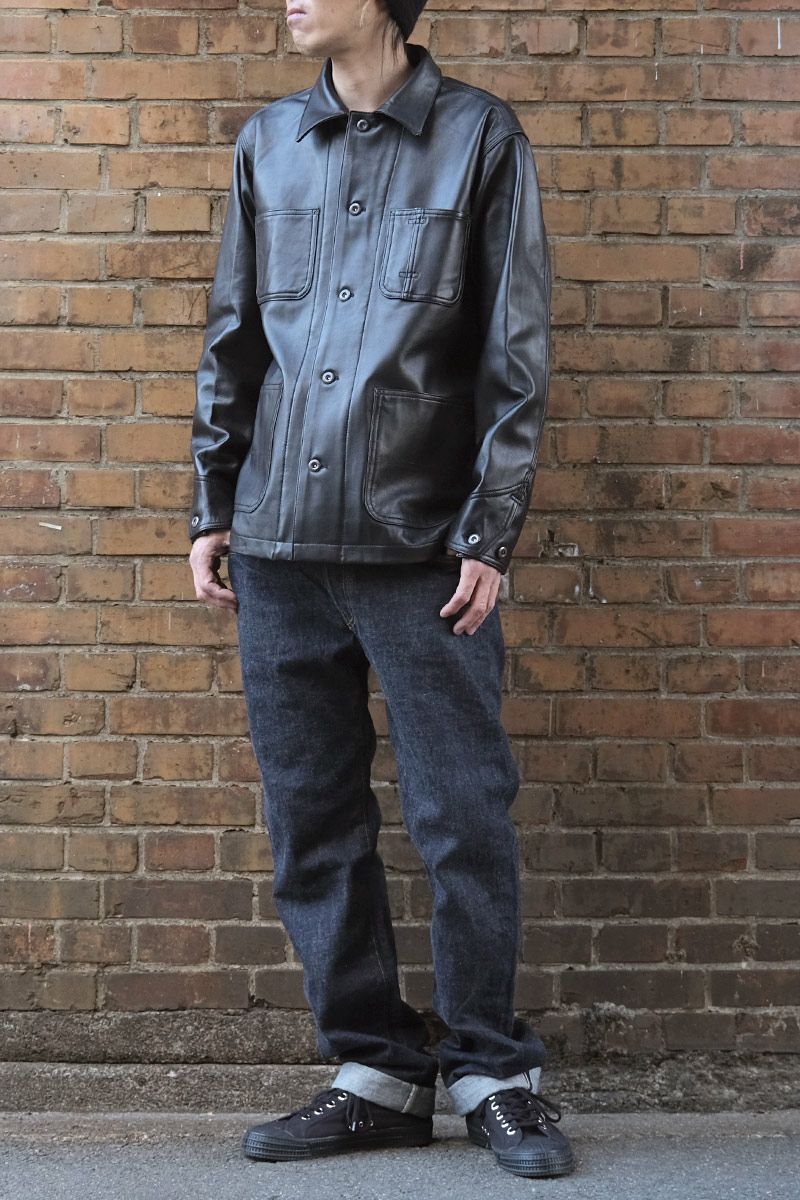 Schott ショット #7823950079(3111050) ラムレザー カバーオール 