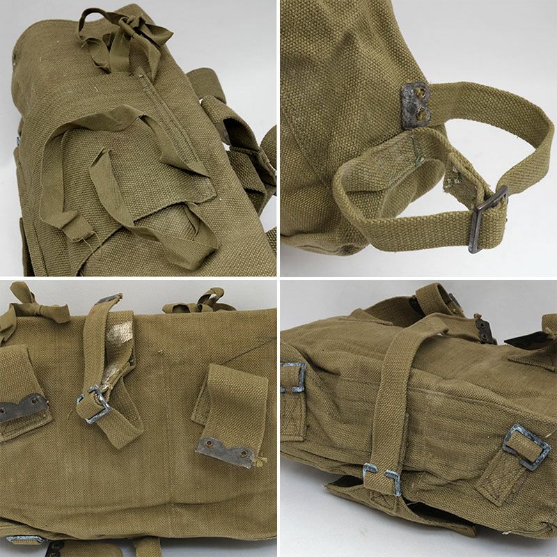ギリシャ軍 キャンバス バックパック USED BS196UN リュックサック 