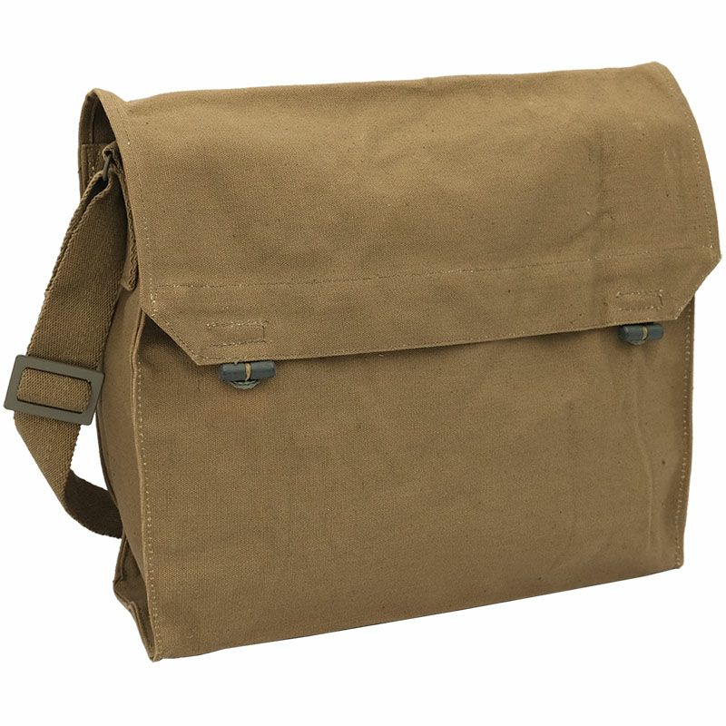 チェコ軍 キャンバスショルダーバッグ トグルボタン デッドストック