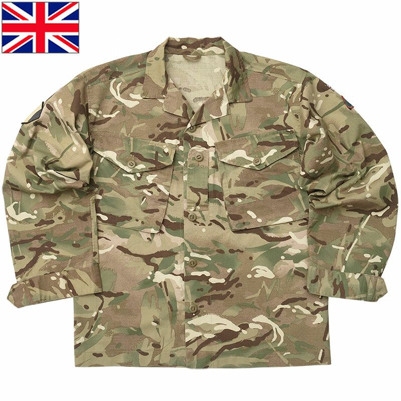 イギリス軍 バラックシャツ MTPカモ USED JS212UN 英軍 ARMY 陸軍